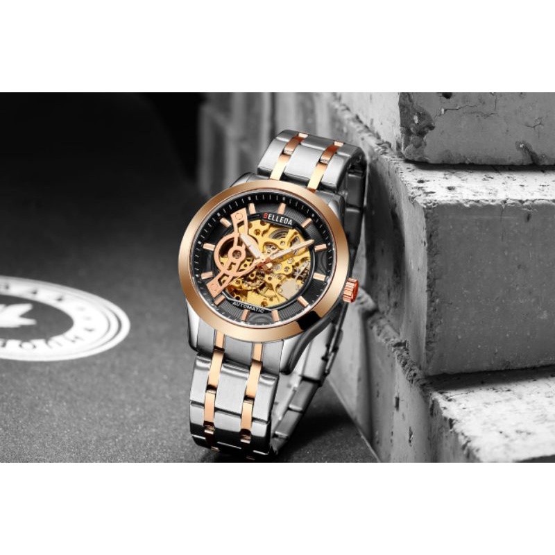 JUAL JAM TANGAN Jam Tangan BeIIeda Otomatis Jam Tangan Tanpa Baterai Kinetik