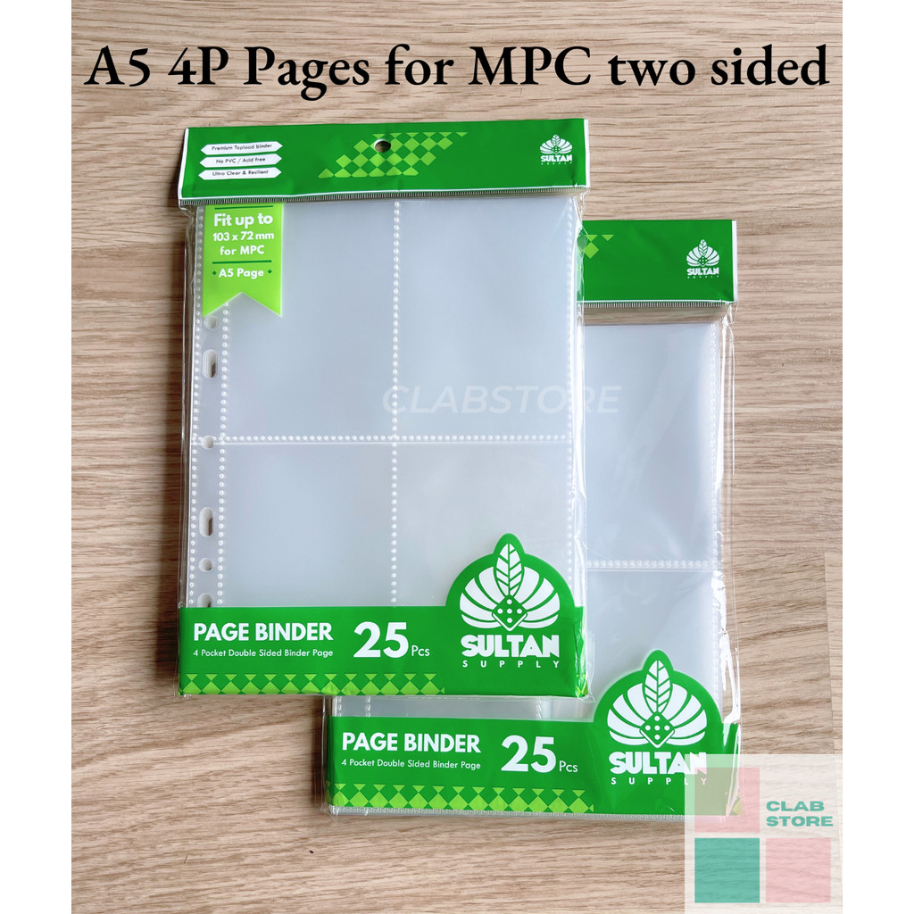 

Sultan A5 4P two sided for MPC 7.3x10.3cm