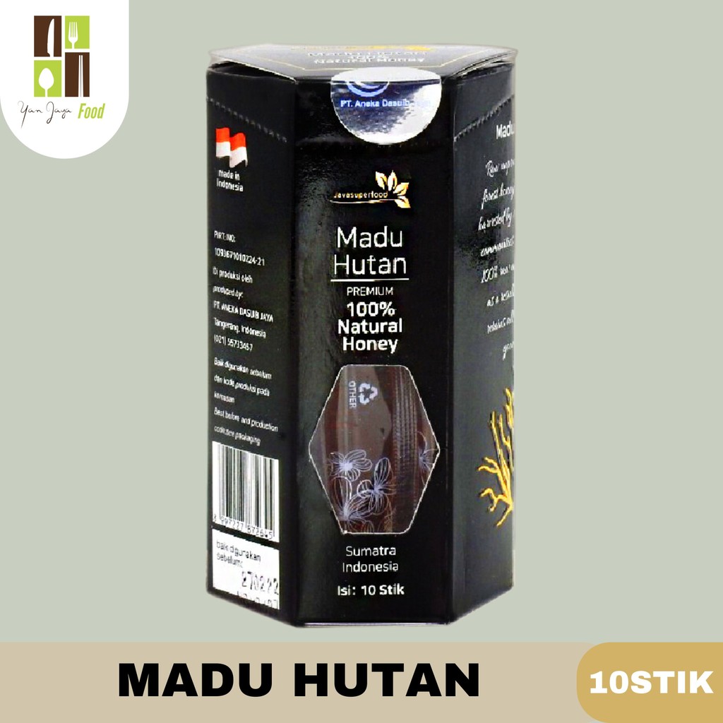 

Madu Hutan Segi Enam / Madu HUtan Asli 100% Honey / Mdu Herbal / Madu Stik Kemasan 1 box 10stik