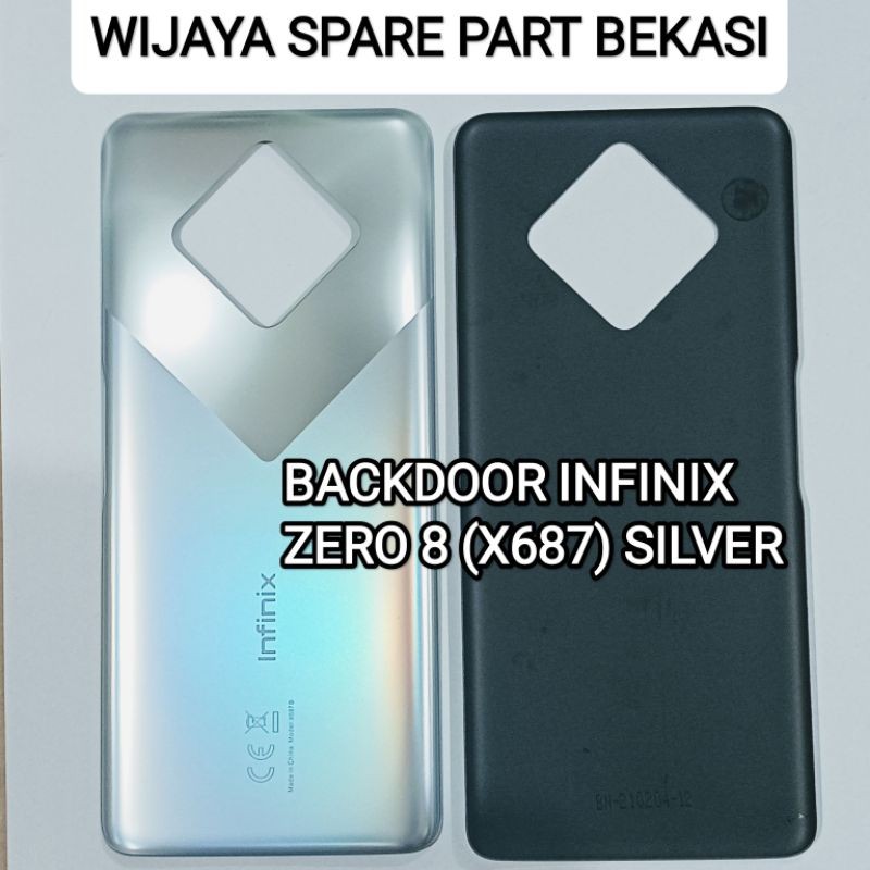 BACKDOOR INFINIX ZERO 8 (X687) SILVER