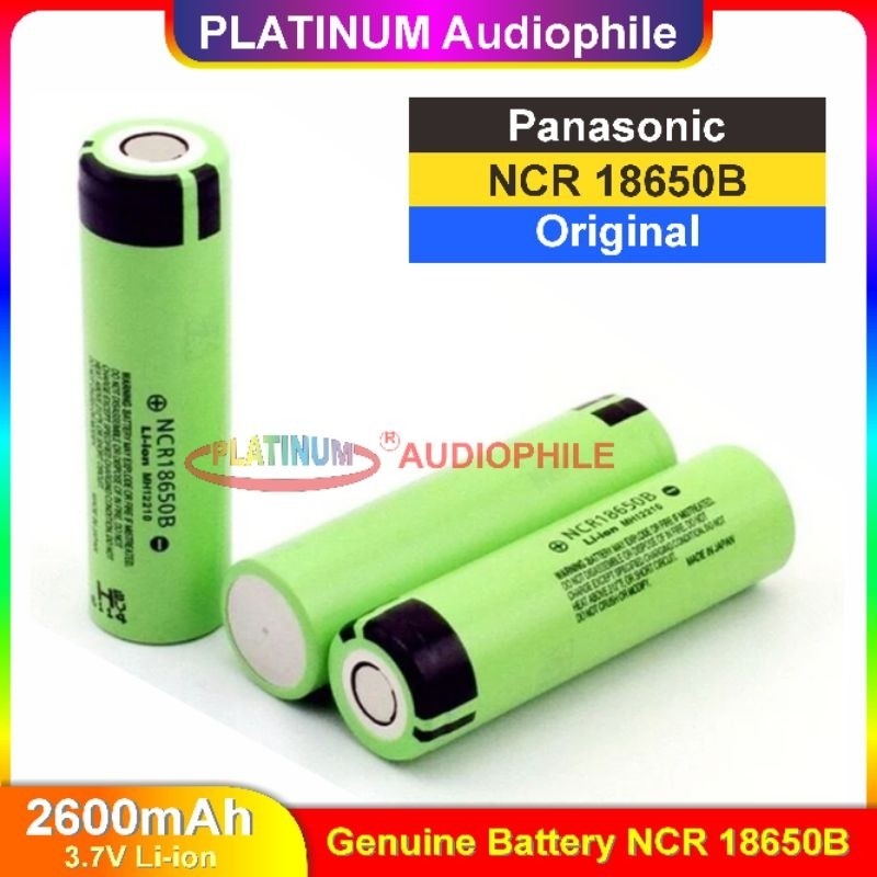 Baterai 18650 Panasonic NCR18650B Original Battery Lithium Li-ion NCR 18650 2600MAH