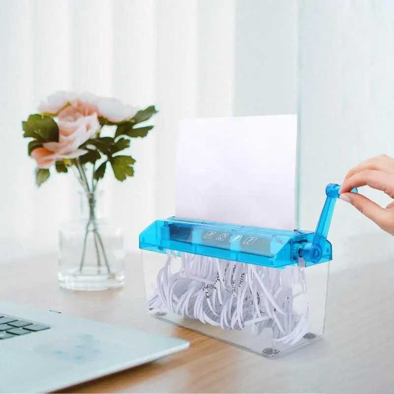 

diskon hari Februari YOAINGO Penghancur Kertas Manual Handheld Paper Shredder A4 - SYe0123 Alat Rumahku