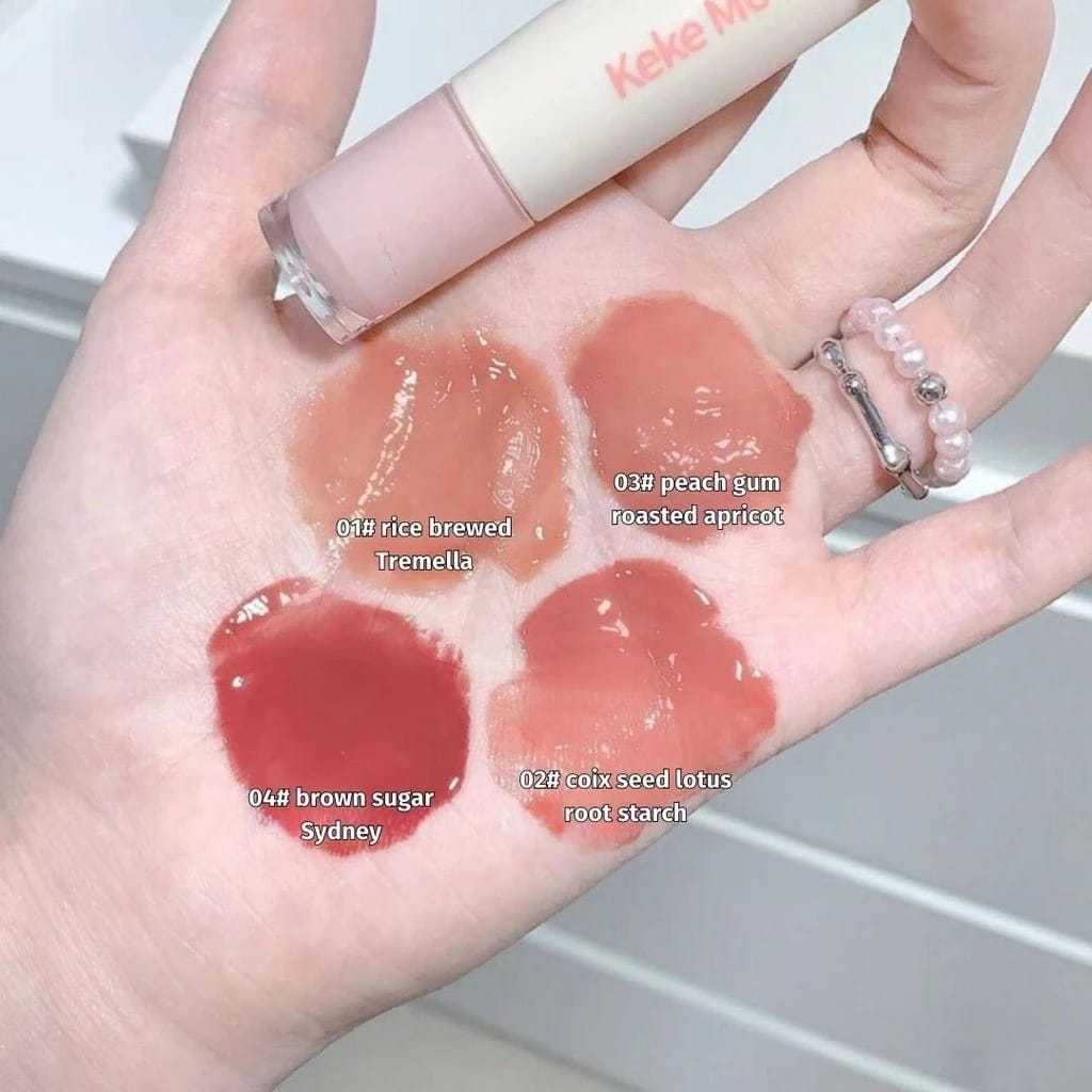 [COD] KEKEMOOD Mirror Water Lip Gloss Protective Essence Moisturizing GLASS LipGloss Lip Gloss