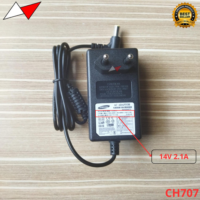 Adaptor Charger TV & Monitor Samsung 14V - 2.14A