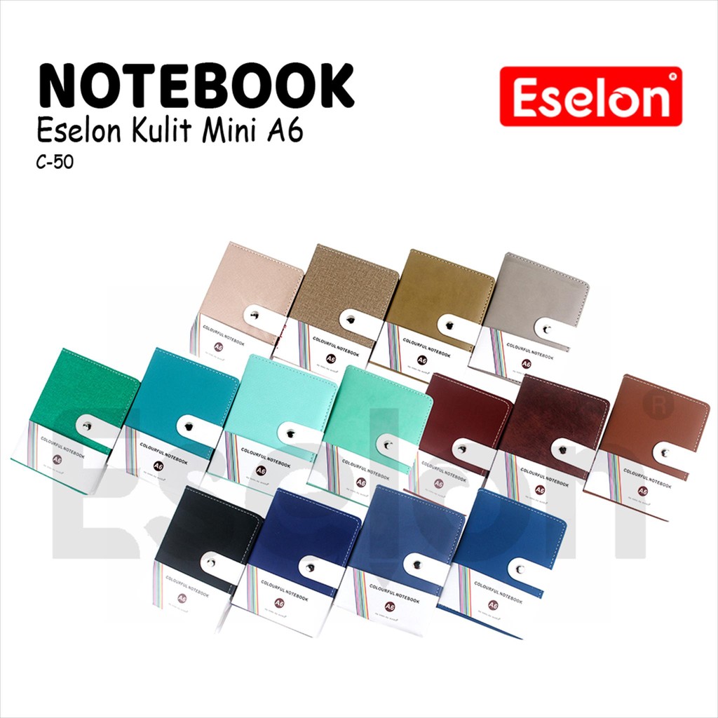 

Notebook A6 Clip C-50 / Agenda Polos Colour Full 90lbr
