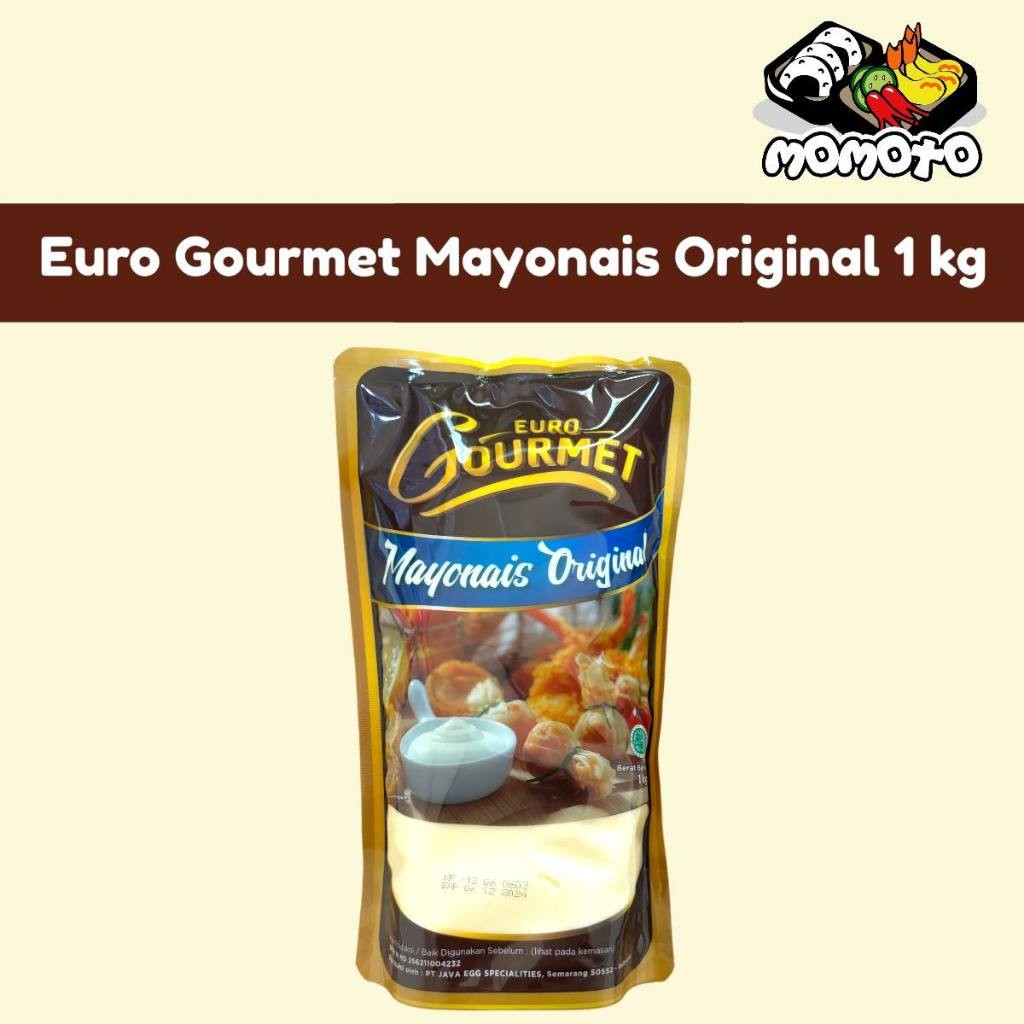 

Euro Gourmet Mayonaise Original Mayo 1 kg Kemasan Biru