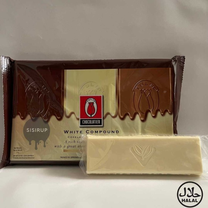 

1 KG White Compound Tulip 1 KG / White Chocolate Tulip
