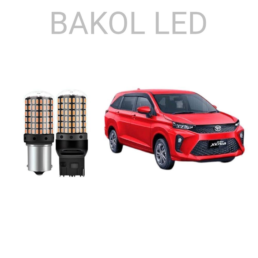 2pcs Lampu Sein Dajjal Daihatsu New Xenia LED belakang T20 BL