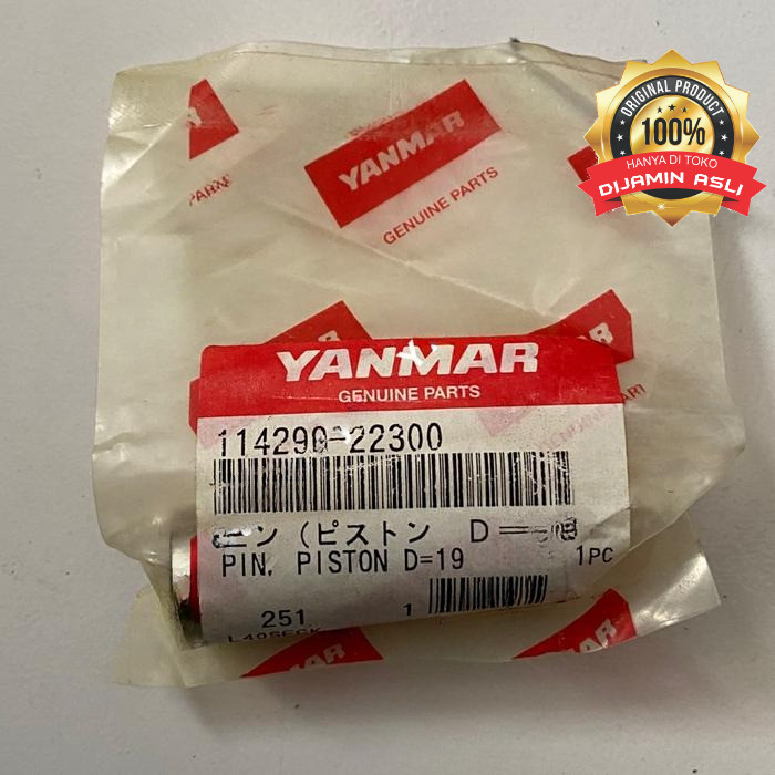 Pin piston Yanmar L40 L48 114299-22300 Original DIJAMIN ASLI YANMAR