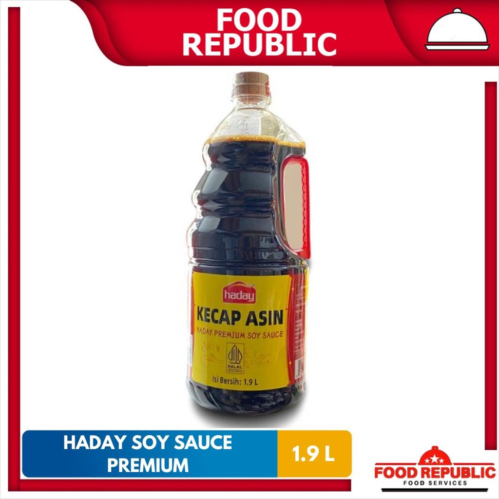 

Haday Premium Soy Sauce 1.9 Ltr Kecap Asin No 1 China Hai Tian Halal