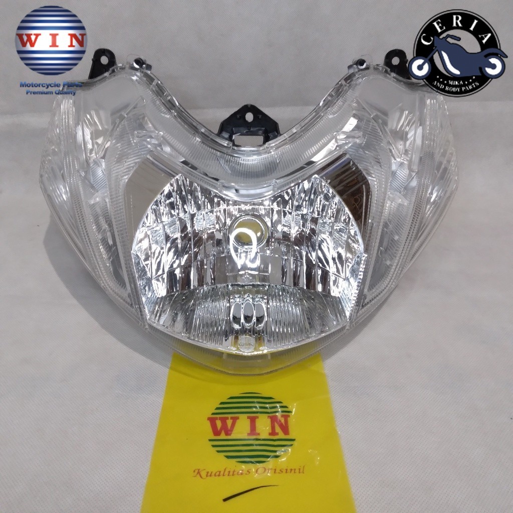 Lampu Depan Mio 125 M3 2014 2015 2016 2017 2018 2019 | reflektor headlamp WIN | front head lamp senj
