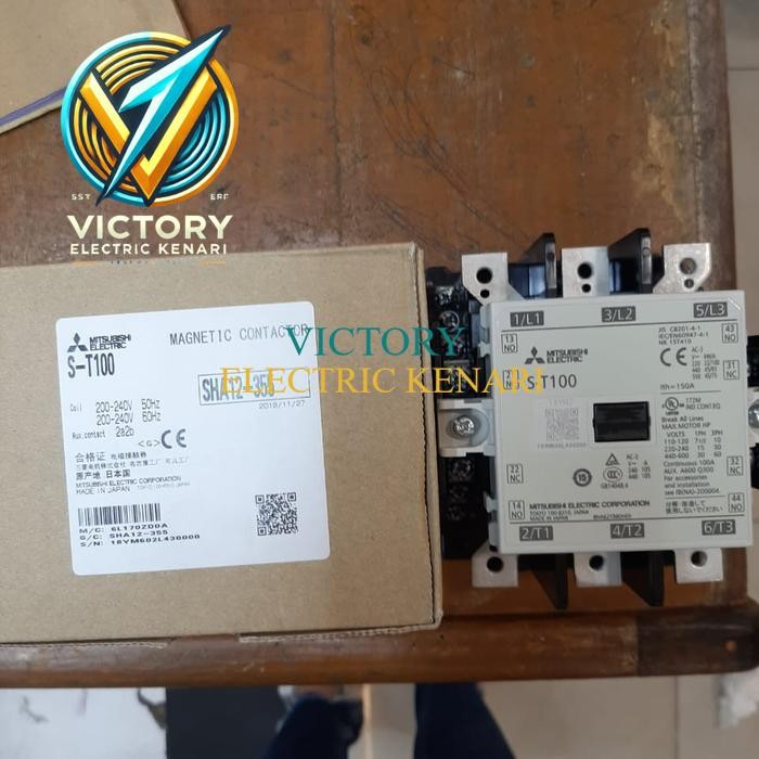 Kontaktor mitsubishi st100 230v/contactor st 100 mitsubishi