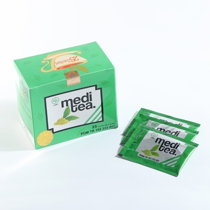 

Meditea Teh Hijau Original 2 Box Paket Bundling