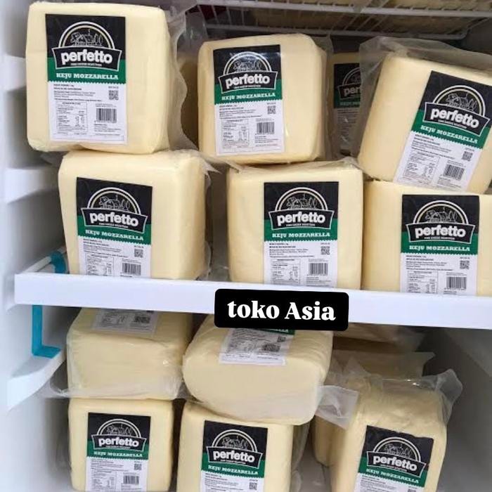 

Keju Mozzarella Perfetto 1kg mozzarella Cheese