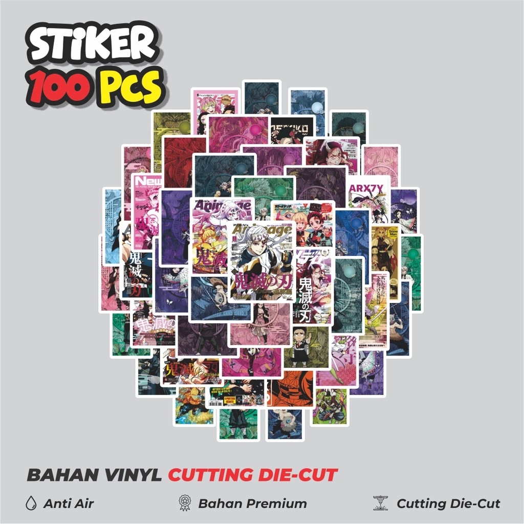 

Terbaru! 50 pcs Stiker Poster Poster Anime Dekorasi Lucu Kreatif untuk Notebook, Skateboard, HP