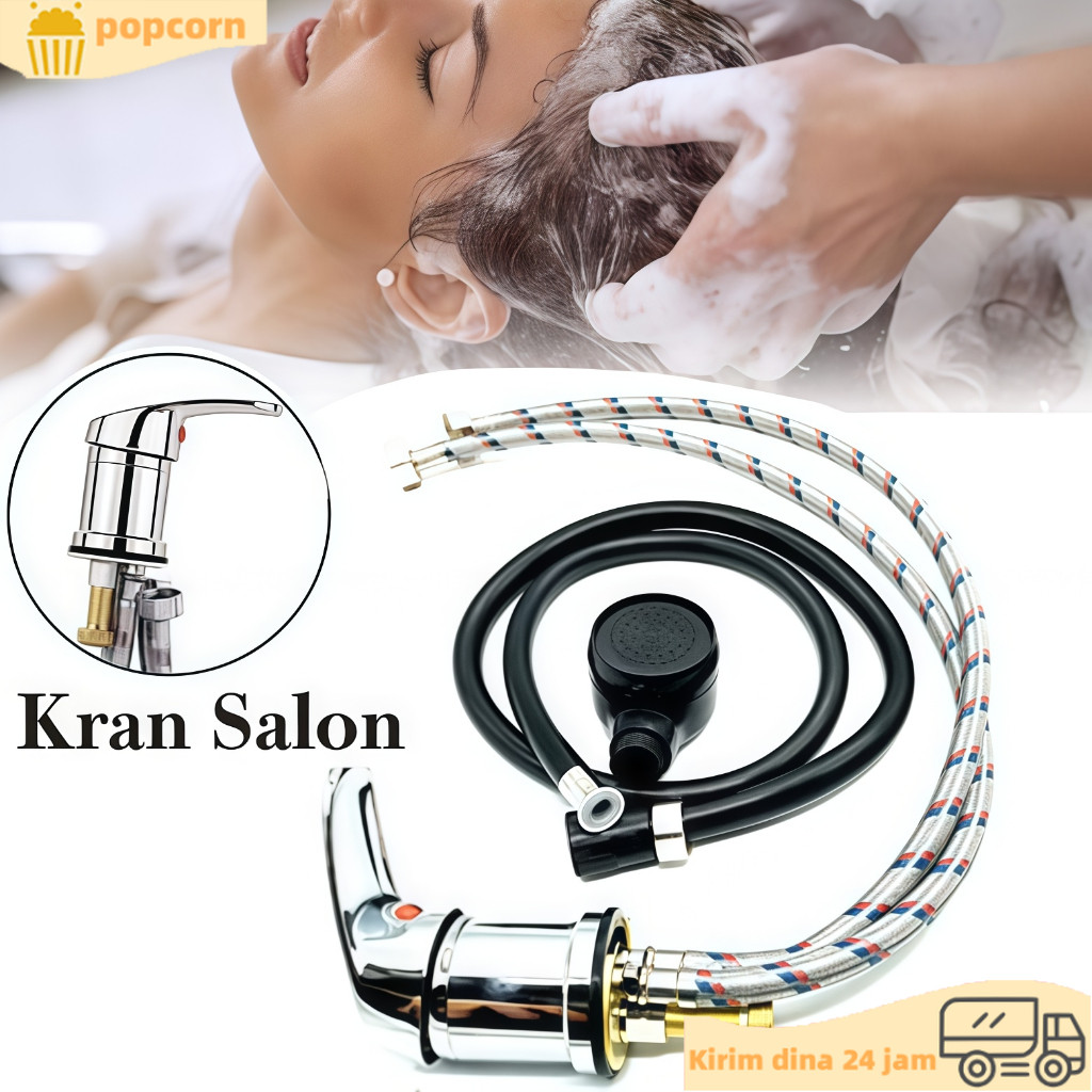 Full Set Kran Air Panas Dan Dingin Kran Air Panas Dan Dingin Shower Salon Kran Shower Stainless