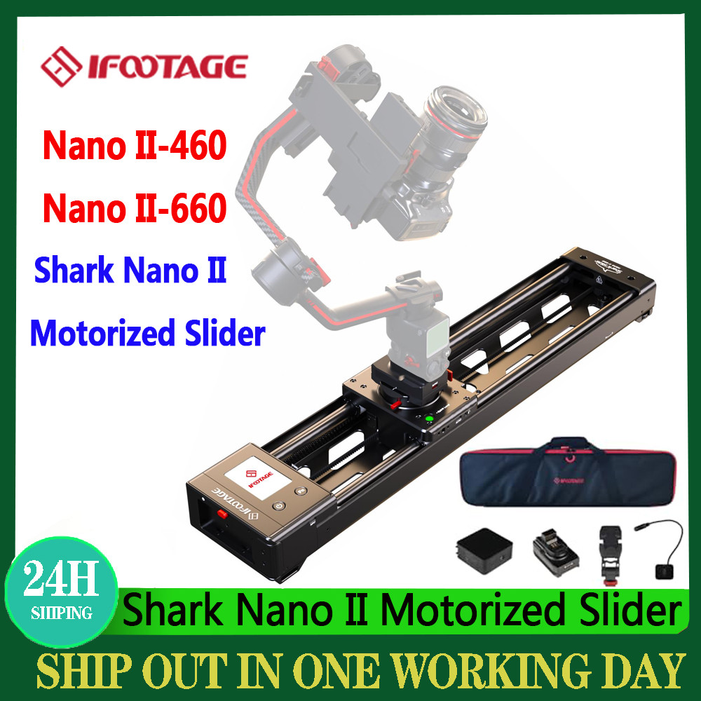 IFOOTAGE Shark Nano II-460 Nano II-660 Camera Slider Compatible With DJI RS2, RS2 Pro, RS3 Pro, RS4,