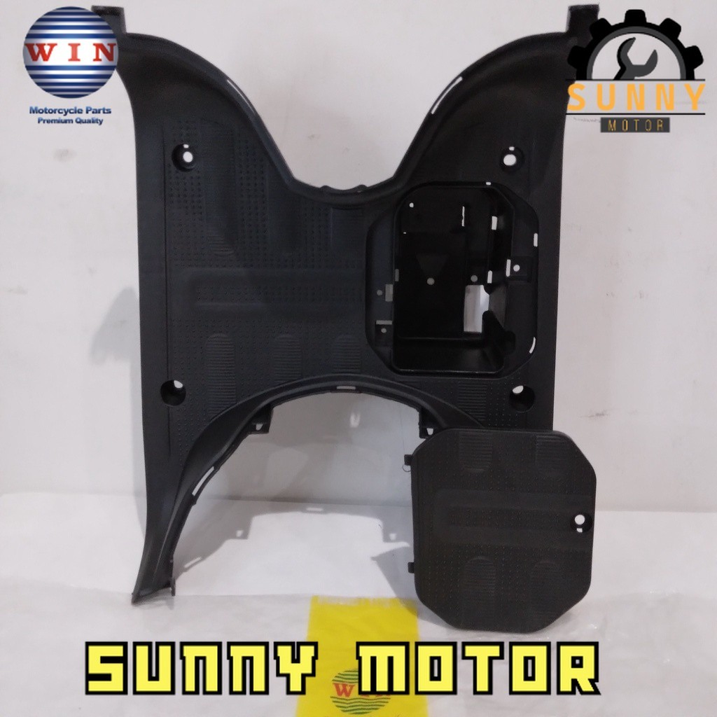 Pijakan Kaki + Tutup Aki Scoopy 110 FI 2017 2018 2019 2020 | footrest atas WIN | bordes injakan moto