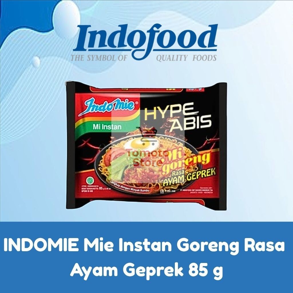 

✨ TOMOTOSTORE ✨ INDOMIE Mie Instant Goreng Ayam Geprek Hype Abis
