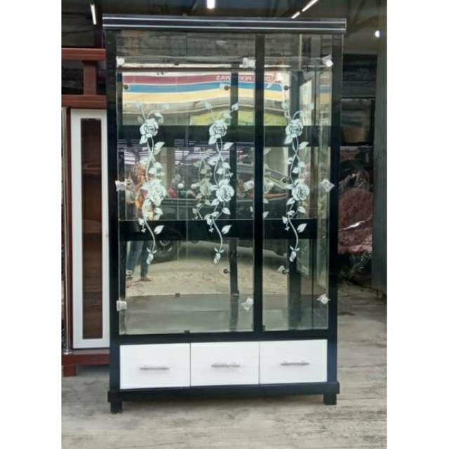 (GRATIS MASKER) Lemari Pakaian Gantung Gamis Minimalis Kayu