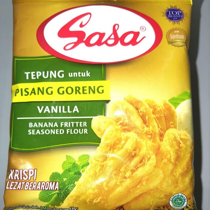 

Sasa Tepung Bumbu Pisang Goreng Rasa Vanilla 75 Gr (10 Sacet)