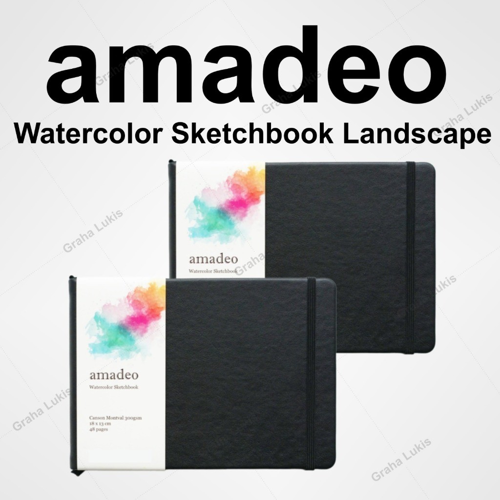 

Buku Watercolor Sketchbook Amadeo - Watercolor Sketchbook Landscape