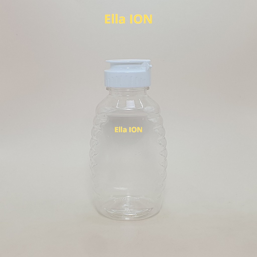 Botol Madu TJ Oval 250 ml  Tutup Fliptop / Botol Madu 250 ml / Botol Plastik Madu