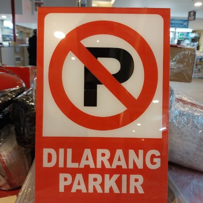 

BEST -AKRILIK SIGN DILARANG PARKIR 20X30CM