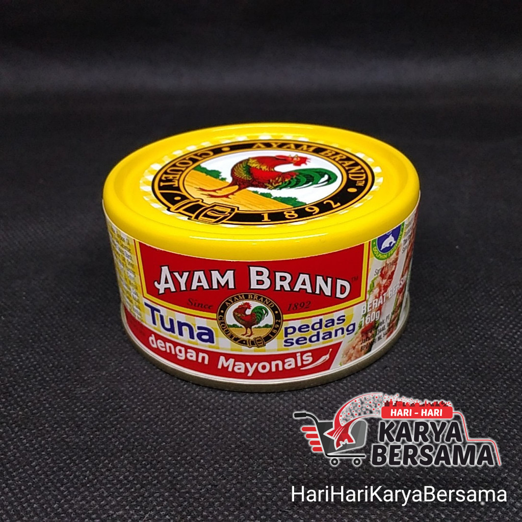 

MAKANAN KALENG AYAM BRAND TUNA MILD MAYONNAISE PEDAS SEDANG 160GR