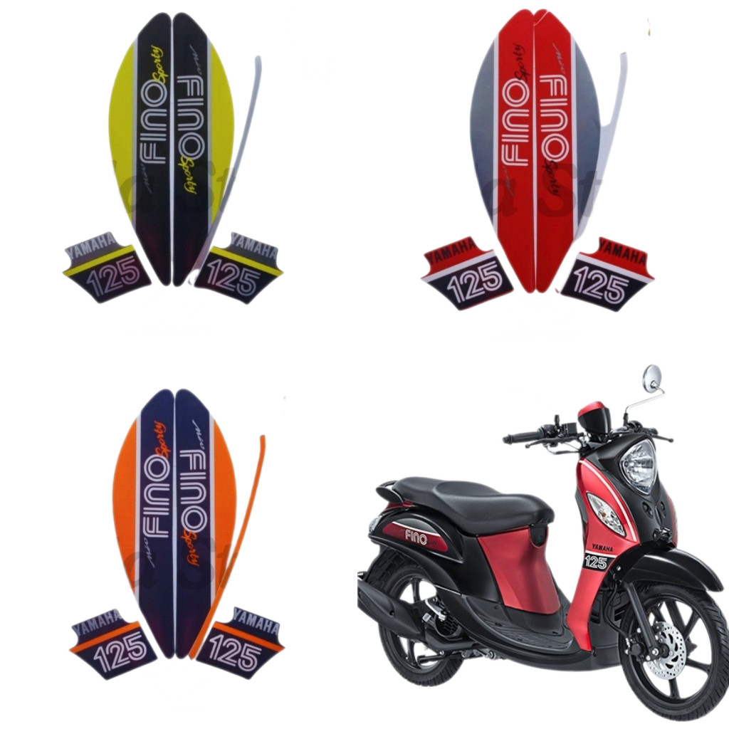 Stiker Striping Honda FINO Sporty 125 2017 List Stiker Standart Fino Sporty 2017 Terbaik