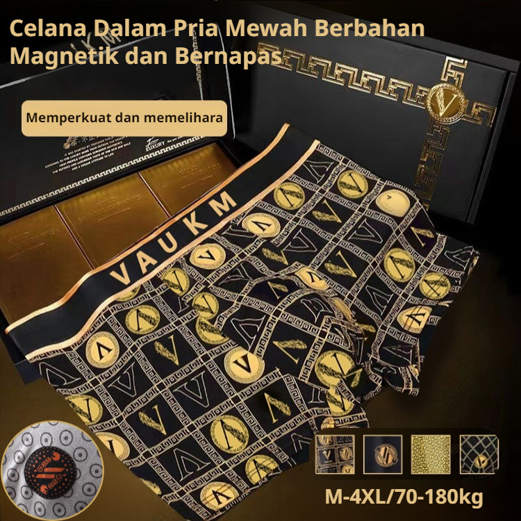 【COD/Kirim Dalam 24 Jam】Pria Celana Boxer Kasual Pria Tipis Bersirkulasi/Celana Dalam Pria Kesehatan