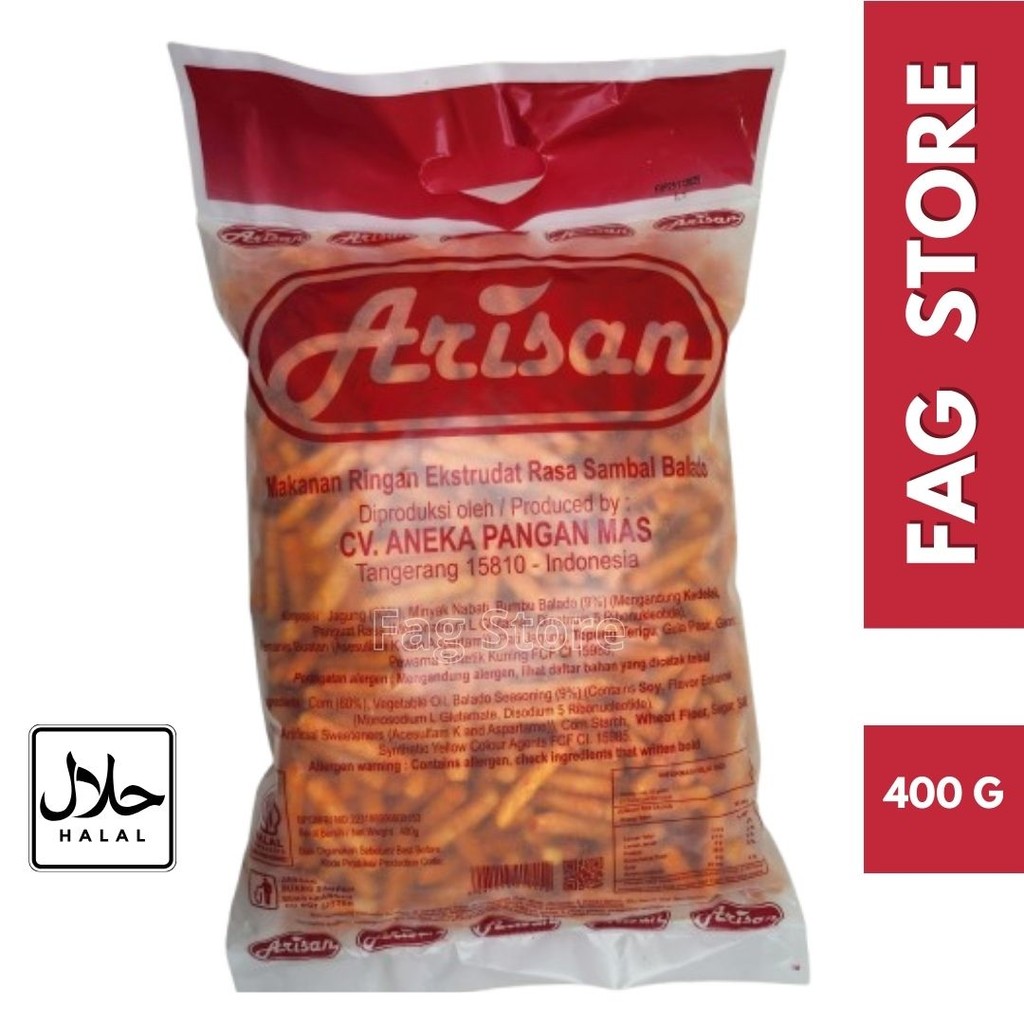 

Stik Balado Arisan Berat 400gr Termurah Pedas Manis