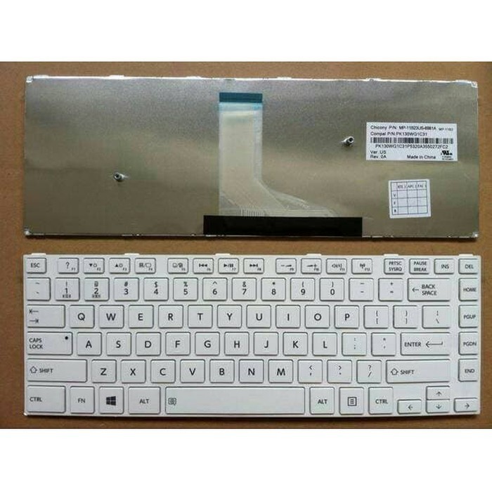Keyboard TOSHIBA Satellite L40-A L45-A White