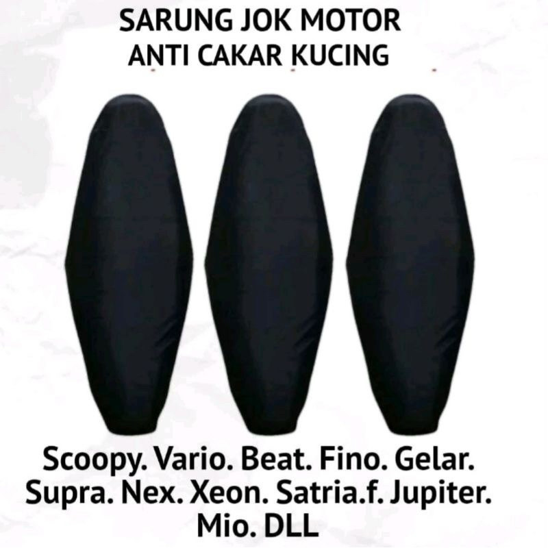 COVER JOK MOTOR WATERPROOF SARUNG JOK MOTOR ANTI AIR UNIVERSAL SARUNG JOK BEAT MIO VARIO SCOOPY ANTI