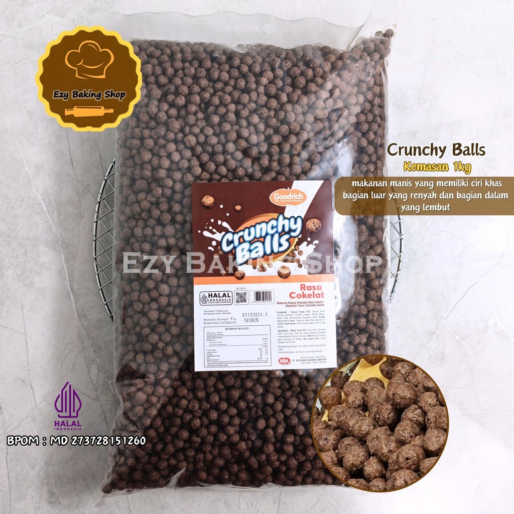 

Goodrich Crunchy Ball 1kg - Sereal Coklat