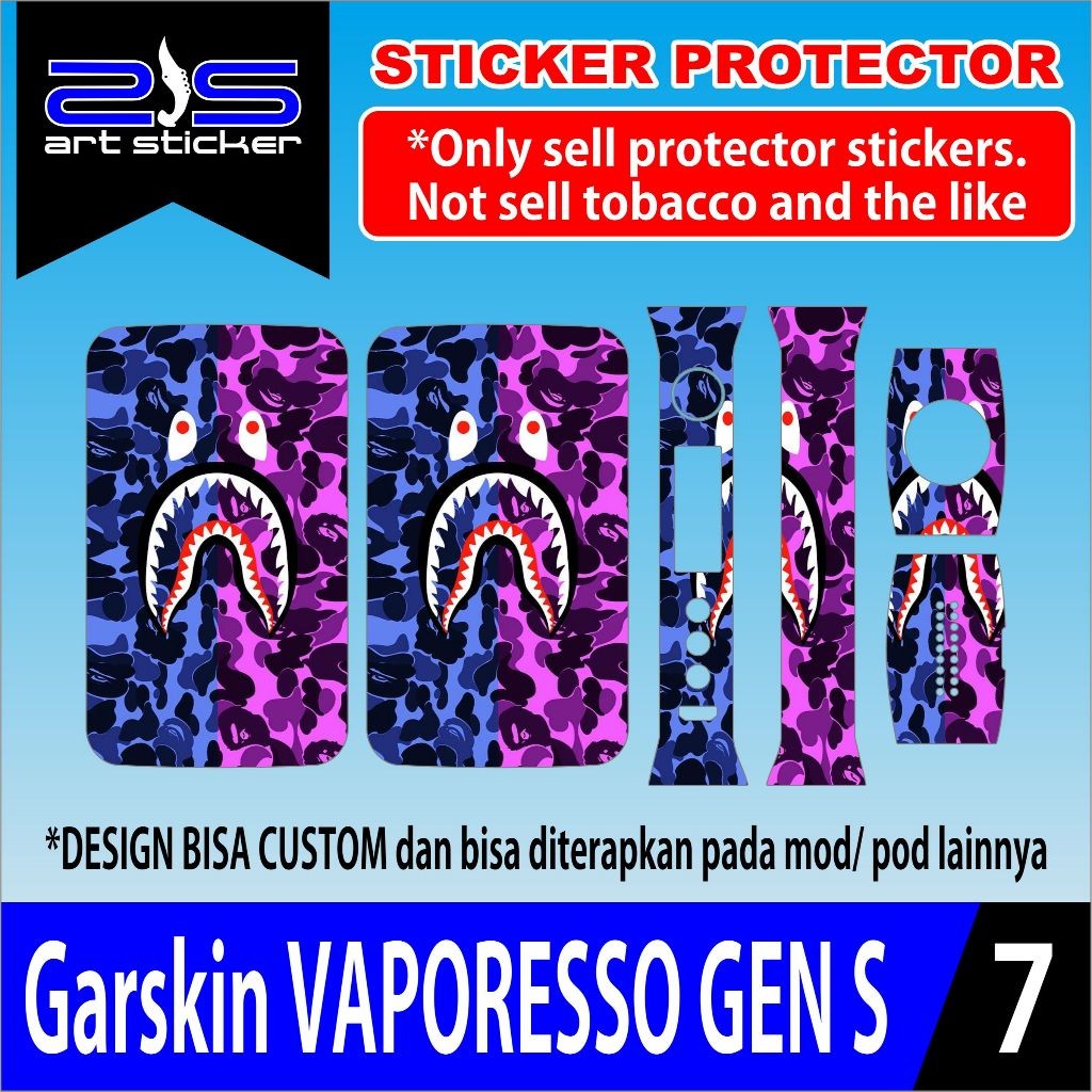 

PROMO StikerGen S UV Printing Bappe Shark