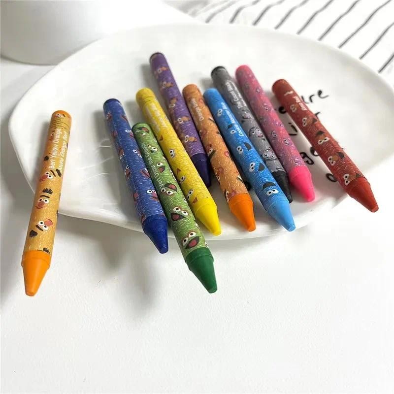 

10 Color Crayon Children's Painting DIY Pen Kindergarten Student Coloring Pen Oil Painting Stick Oil Based Pen