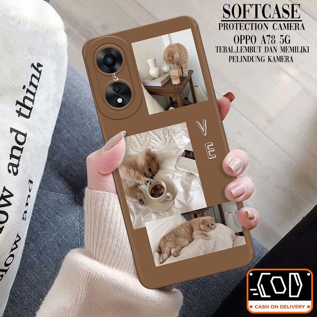 Case Oppo A78 5G Softcase Oppo A78 5G Terbaru Casing Oppo A78 5G Kesing Oppo A78 5G Silikon Hp Casin