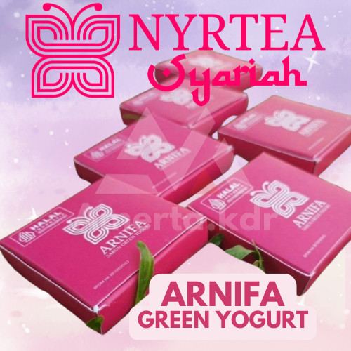 Amerta.kdr - ARNIFA 1 Pcs Sabun Wajah Green Yogurt By Nyrtea 20 gr