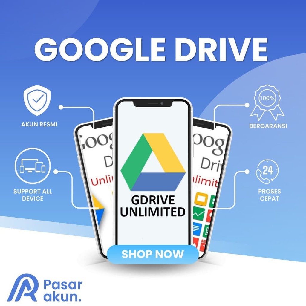 Gdrive Googledrive Unlimited Storage Lifetime / Bisa Digunakan Seumur Hidup Resmi Gdrive Workspace