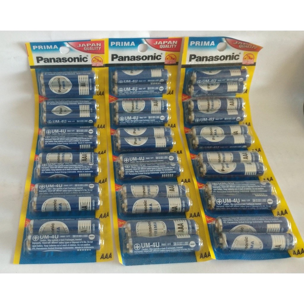Baterai Battery Batre Panasonic AAA A3 ORIGINAL 100 %, Grosir Murah PANASONIC