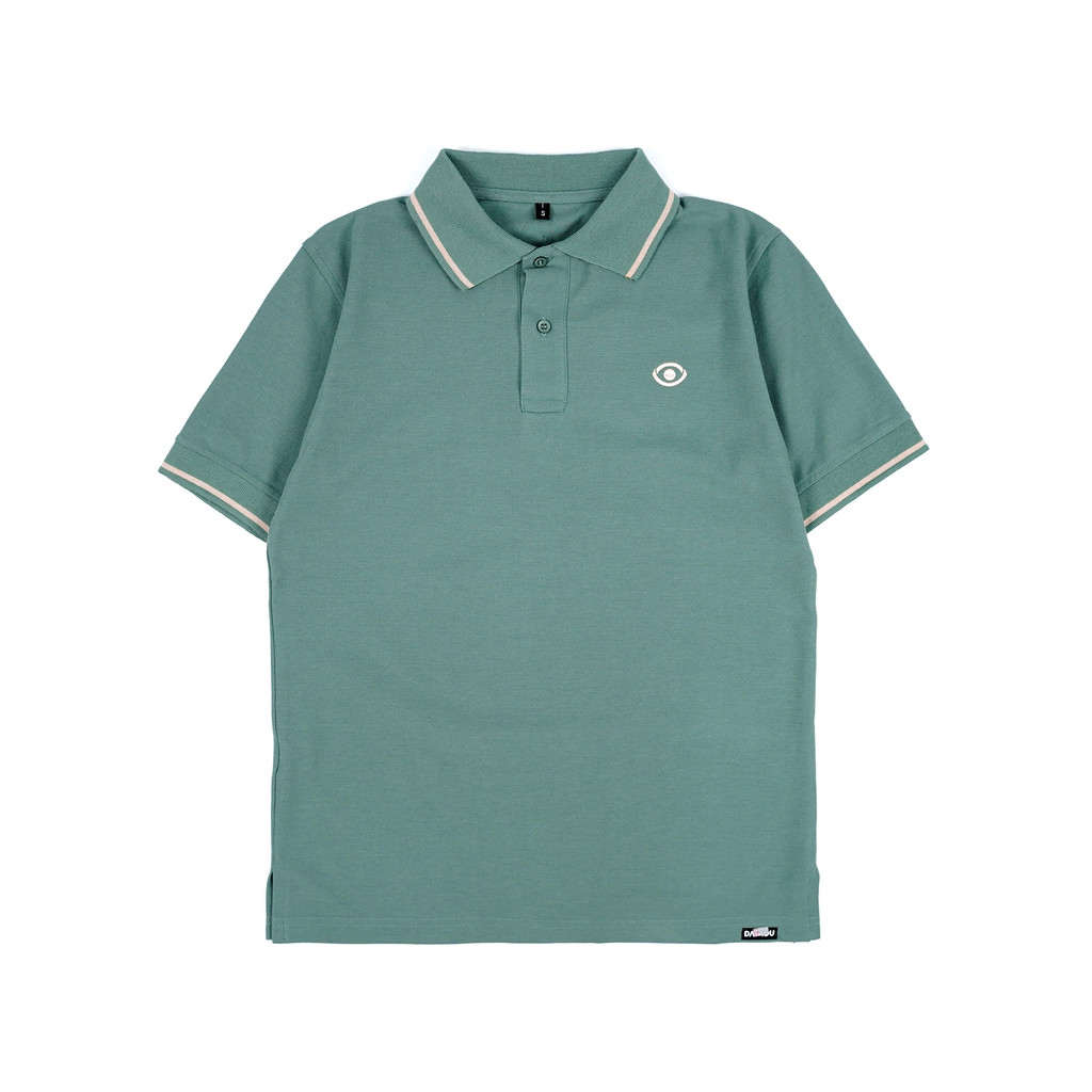 DAGADU Polo Shirt Mineral Green | Kaos Polo Lengan Pendek Hijau
