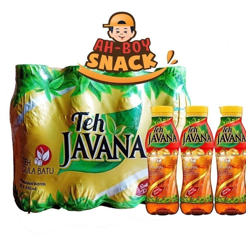 

1 PAK TEH JAVANA PER PAX ISI 12 BTL X 350ML ) - TEH JAVANA GULA BATU PER PAX