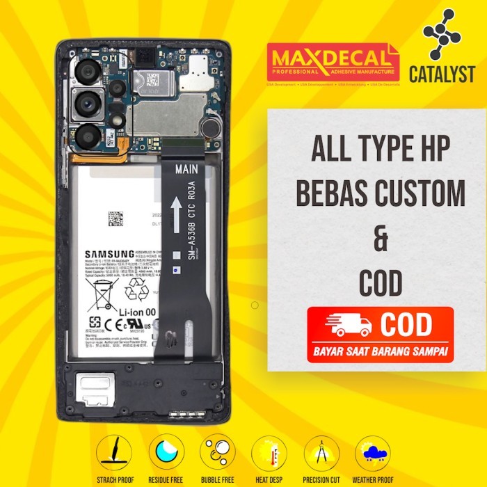 Promo Garskin Samsung A53 Fullbody Mesin Teardown - Bisa Custom