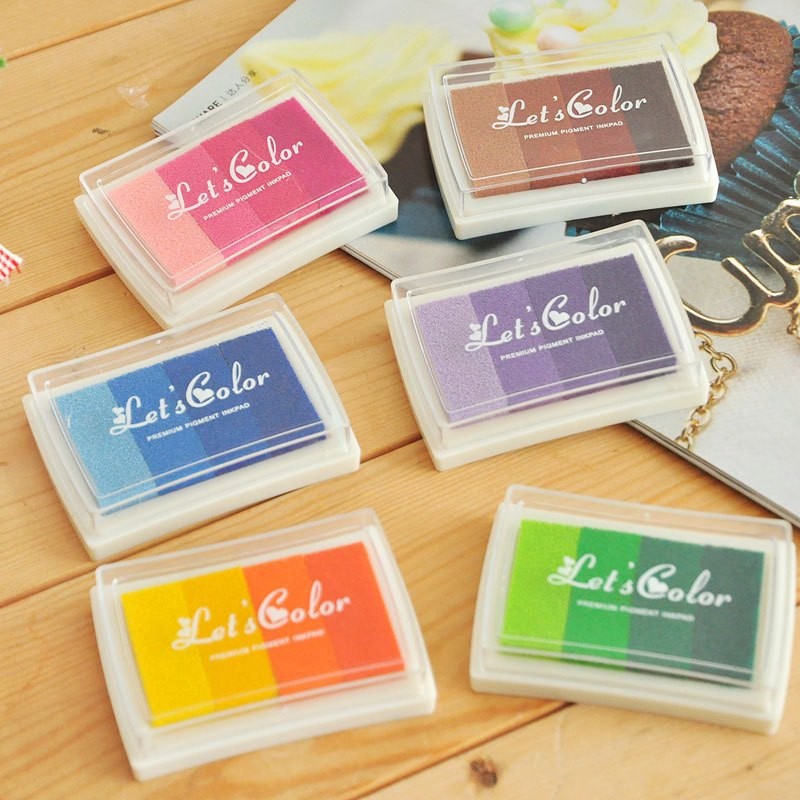 

COLOR GRADIENT PIGMENT INK PAD - STAMP PAD - BANTALAN TINTA STEMPEL GRADASI