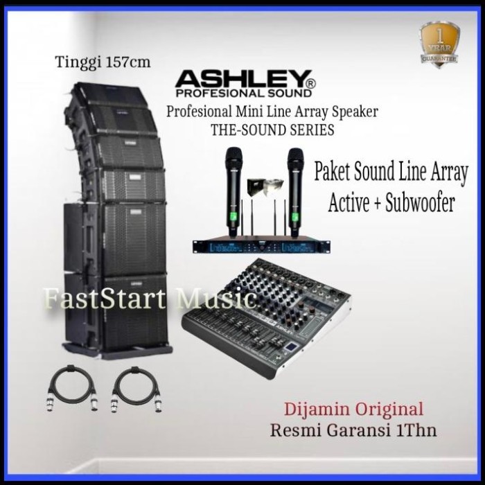 Paket Sound System Line Array Aktif 4 Pcs ASHLEY The Sound Subwoofer 2