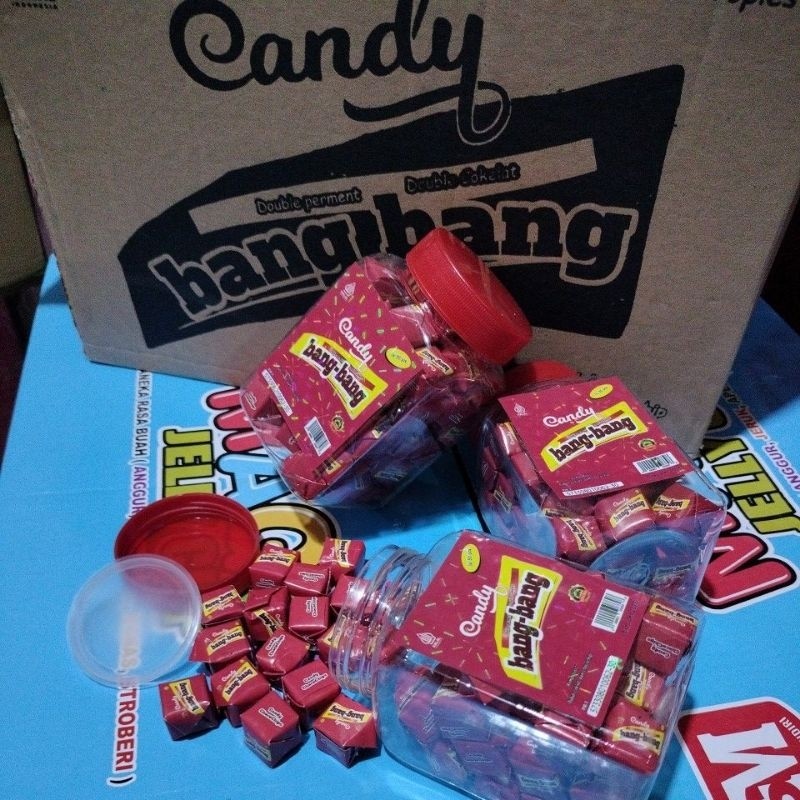

PROMO Candy cube Double Cokelat bang-bang toples isi 50 pcs