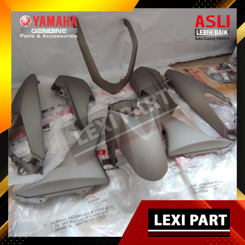 Cover full body halus set Nmax abu abu 2017-2018 original ygp