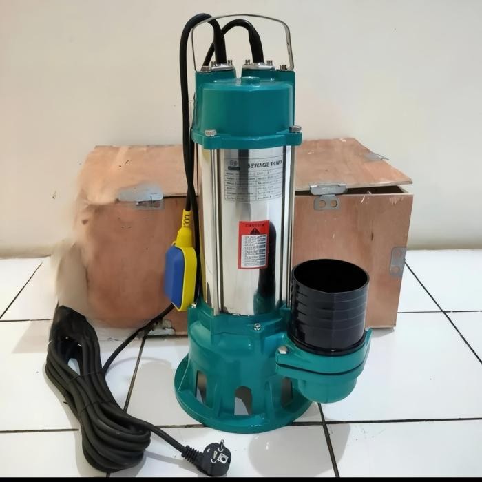 Mesin Pompa Air Pompa Celup Air Kotor Otomatis Submersible Pump 4inch