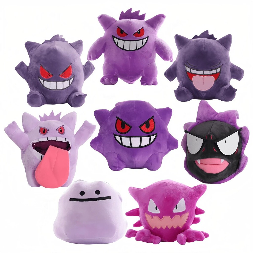 Pokemon Plush Doll Toy Gengar Haunter Gastly Ditto Cute Anime Character Animal Plush Toy Doll For Ch
